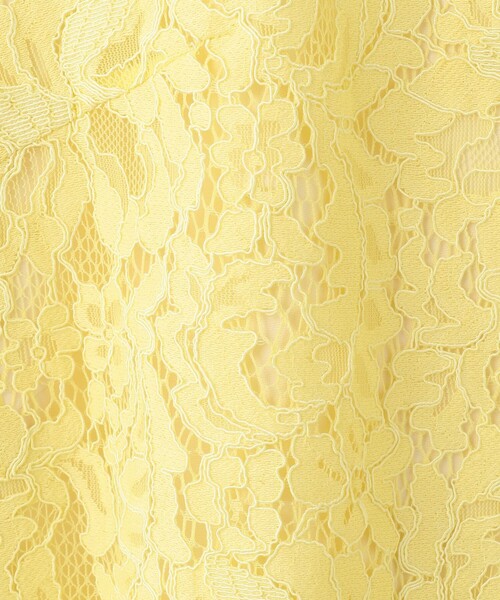 GRACE CONTINENTAL（グレースコンチネンタル）の「レースTeeトップ（Tシャツ/カットソー・レディース・キナリ/イエロー・36/38）」の5枚目の写真