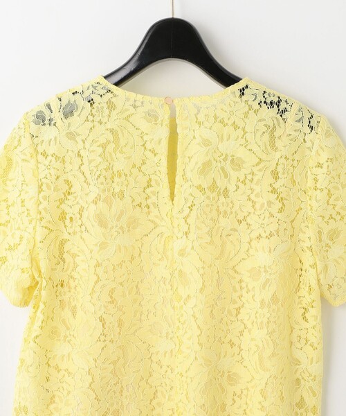GRACE CONTINENTAL（グレースコンチネンタル）の「レースTeeトップ（Tシャツ/カットソー・レディース・キナリ/イエロー・36/38）」の8枚目の写真