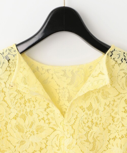 GRACE CONTINENTAL（グレースコンチネンタル）の「レースTeeトップ（Tシャツ/カットソー・レディース・キナリ/イエロー・36/38）」の10枚目の写真