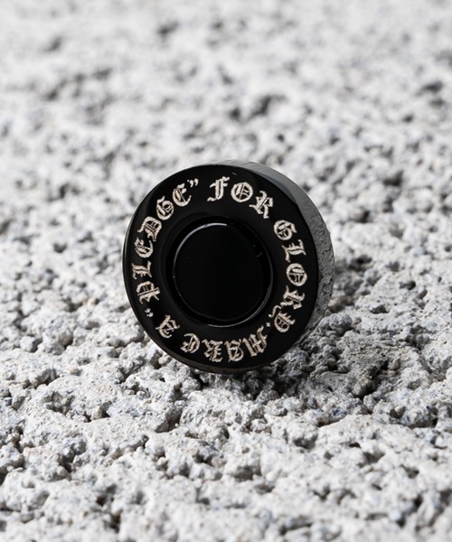 Pledge(プレッジ)の「『Pledge(プレッジ)』オニキスピアス(ペア)(ピアス(両耳用)・レディース・ブラック/ゴールド/シルバー・FREE)」の4枚目の写真