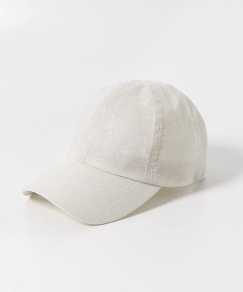 URBAN RESEARCH（アーバンリサーチ）の「コットンリネンキャップ（キャップ・レディース・ライトブルー/ベージュ/ホワイト/ピンク/ブラウン・-）」の14枚目の写真