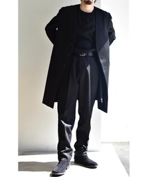 【送料関税無料】 MINEDENIM（マインデニム）の「T.Wool Denim Collarless CT ジャケット・アウター