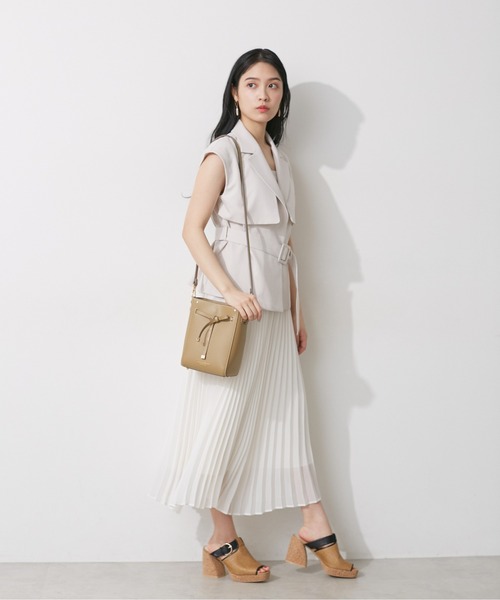 JILL by JILL STUART（ジルバイジルスチュアート）の「◆［WEEKDAY COLLECTION］ナロウテープポシェット（ショルダーバッグ・レディース・ライトグリーン/ブラック系その他/ホワイト/ブラウン系その他・FREE）」の12枚目の写真