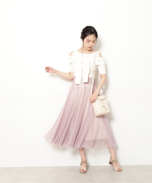 JILL by JILL STUART（ジルバイジルスチュアート）の「◆［WEEKDAY COLLECTION］ナロウテープポシェット（ショルダーバッグ・レディース・ライトグリーン/ブラック系その他/ホワイト/ブラウン系その他・FREE）」の6枚目の写真