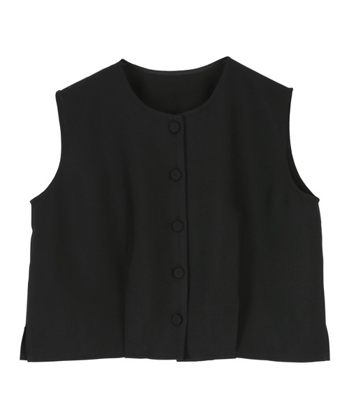 titivate(ティティベイト)の「リネンライクコンパクトトップス(シャツ/ブラウス・レディース・ライトカーキ/イエロー/ライトブラウン/ブラック・S/M)」の2枚目の写真