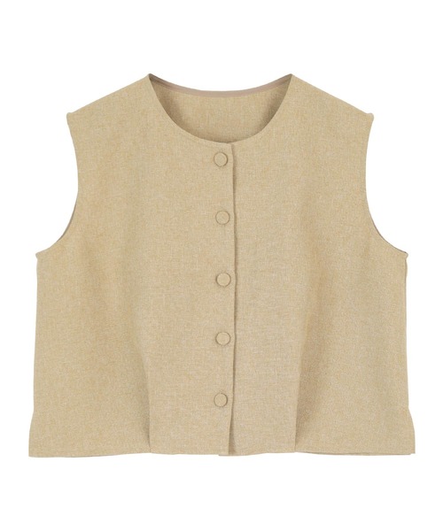 titivate(ティティベイト)の「リネンライクコンパクトトップス(シャツ/ブラウス・レディース・ライトカーキ/イエロー/ライトブラウン/ブラック・S/M)」の5枚目の写真