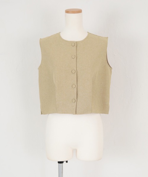 titivate(ティティベイト)の「リネンライクコンパクトトップス(シャツ/ブラウス・レディース・ライトカーキ/イエロー/ライトブラウン/ブラック・S/M)」の17枚目の写真