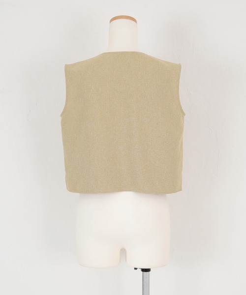 titivate(ティティベイト)の「リネンライクコンパクトトップス(シャツ/ブラウス・レディース・ライトカーキ/イエロー/ライトブラウン/ブラック・S/M)」の19枚目の写真