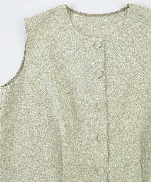 titivate(ティティベイト)の「リネンライクコンパクトトップス(シャツ/ブラウス・レディース・ライトカーキ/イエロー/ライトブラウン/ブラック・S/M)」の20枚目の写真