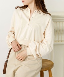 SLURR | リングドットボタンスウェットプルオーバー(スウェット)