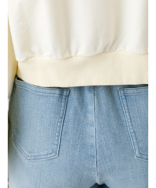 SLURR（スラ―）の「リングドットボタンスウェットプルオーバー（スウェット・レディース・ベージュ/チャコールグレー/アイボリー・FREE）」の12枚目の写真