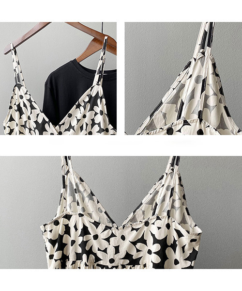 c.u.l（シーユーエル）の「【c.u.l:w】フラワーキャミソールワンピース culw187（ワンピース・レディース・ブラック・M/L）」の17枚目の写真