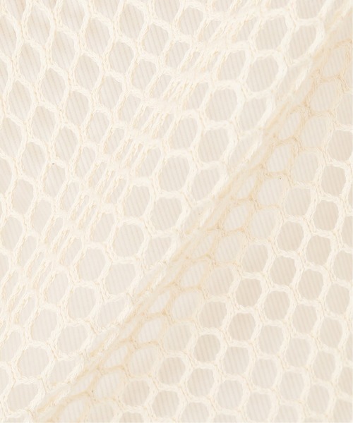 journal standard L'essage（ジャーナルスタンダードレサージュ）の「メッシュプルオーバー（Tシャツ/カットソー・レディース・ブラック/アイボリー・FREE）」の6枚目の写真