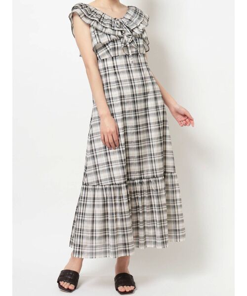 MERCURYDUO（マーキュリーデュオ）の「チェックラッフルティアードワンピース（ワンピース・レディース・その他/その他1・SMALL/MEDIUM）」の16枚目の写真