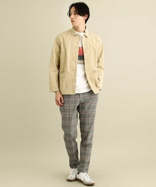 a.v.v（アーヴェヴェ）の「【洗濯機で洗える】コットンナイロンカバーオール（カバーオール・メンズ・ベージュ・46/48）」の9枚目の写真