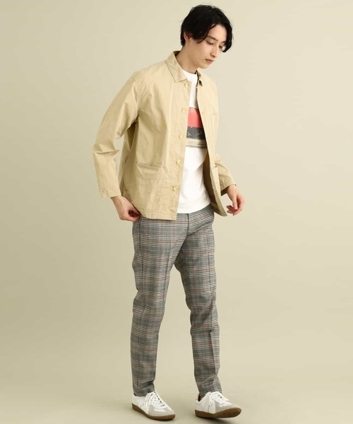 a.v.v（アーヴェヴェ）の「【洗濯機で洗える】コットンナイロンカバーオール（カバーオール・メンズ・ベージュ・46/48）」の5枚目の写真