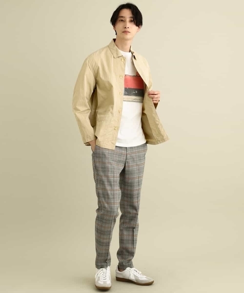 a.v.v（アーヴェヴェ）の「【洗濯機で洗える】コットンナイロンカバーオール（カバーオール・メンズ・ベージュ・46/48）」の3枚目の写真