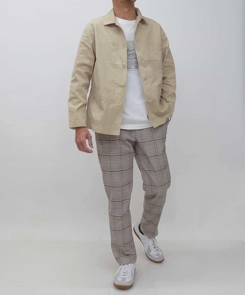 a.v.v（アーヴェヴェ）の「【洗濯機で洗える】コットンナイロンカバーオール（カバーオール・メンズ・ベージュ・46/48）」の10枚目の写真