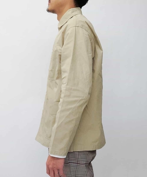 a.v.v（アーヴェヴェ）の「【洗濯機で洗える】コットンナイロンカバーオール（カバーオール・メンズ・ベージュ・46/48）」の13枚目の写真