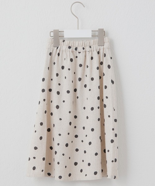 CIAOPANIC TYPY（チャオパニックティピー）の「【KIDS】OROSOリネンフレアマキシスカート（スカート・キッズ・アイボリー/ブルー・SMALL/MEDIUM/LARGE/X-LARGE/XX-LARGE）」の9枚目の写真