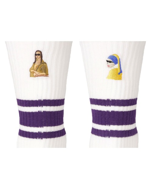 decka Quality socks（デカクオリティソックス）の「decka Quality socks デカ クォリティソックス Skater Socks Embroidery スケーターソックス エンブロイダリー（ソックス/靴下・レディース・その他1/その他2/その他3/その他4/その他5/その他6/その他7/その他8・FREE）」の5枚目の写真