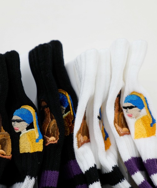 decka Quality socks（デカクオリティソックス）の「decka Quality socks デカ クォリティソックス Skater Socks Embroidery スケーターソックス エンブロイダリー（ソックス/靴下・レディース・その他1/その他2/その他3/その他4/その他5/その他6/その他7/その他8・FREE）」の10枚目の写真