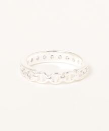【OKUOKU　0909】独自メッキ加工リング　デザイン /  chi-ring-g1　U