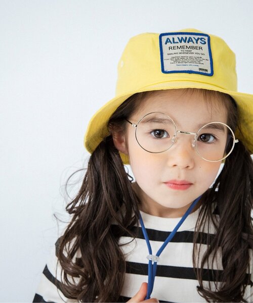 BREEZE（ブリーズ）の「WEB限定 ステッチ配色ハット（ハット・キッズ・ベージュ/イエロー/ブルー/キナリ・50/54/48/52/56）」の4枚目の写真