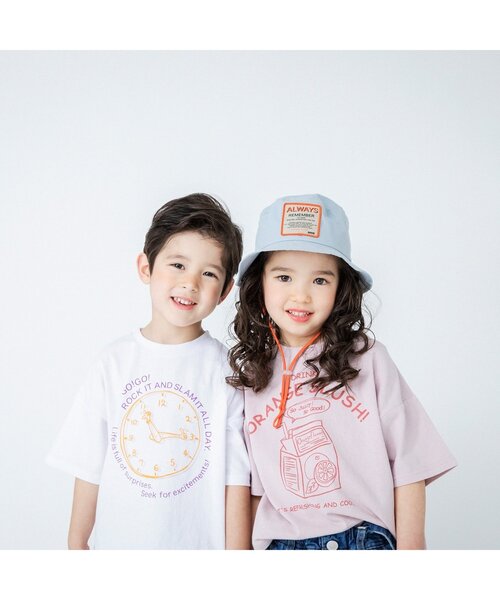 BREEZE（ブリーズ）の「WEB限定 ステッチ配色ハット（ハット・キッズ・ベージュ/イエロー/ブルー/キナリ・50/54/48/52/56）」の8枚目の写真