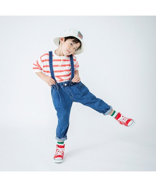 BREEZE（ブリーズ）の「WEB限定 ステッチ配色ハット（ハット・キッズ・ベージュ/イエロー/ブルー/キナリ・50/54/48/52/56）」の9枚目の写真