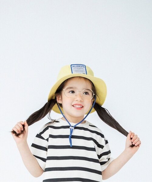 BREEZE（ブリーズ）の「WEB限定 ステッチ配色ハット（ハット・キッズ・ベージュ/イエロー/ブルー/キナリ・50/54/48/52/56）」の17枚目の写真