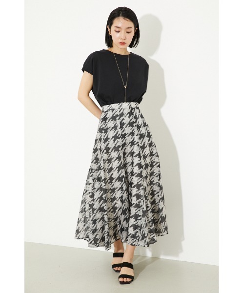 rienda(リエンダ)の「フレンチスリーブカットトップス(Tシャツ/カットソー・レディース・ホワイト/ブラック/オレンジ/ブルー・FREE)」の22枚目の写真