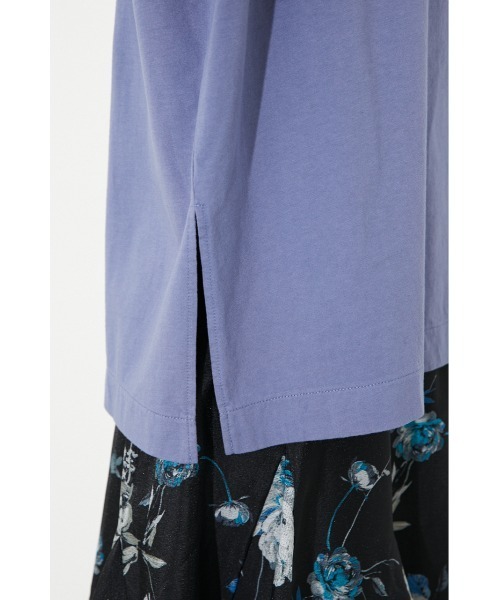 rienda(リエンダ)の「フレンチスリーブカットトップス(Tシャツ/カットソー・レディース・ホワイト/ブラック/オレンジ/ブルー・FREE)」の6枚目の写真