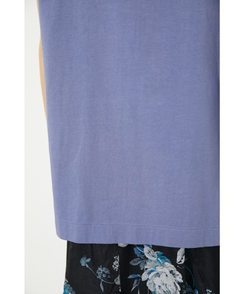 rienda(リエンダ)の「フレンチスリーブカットトップス(Tシャツ/カットソー・レディース・ホワイト/ブラック/オレンジ/ブルー・FREE)」の7枚目の写真