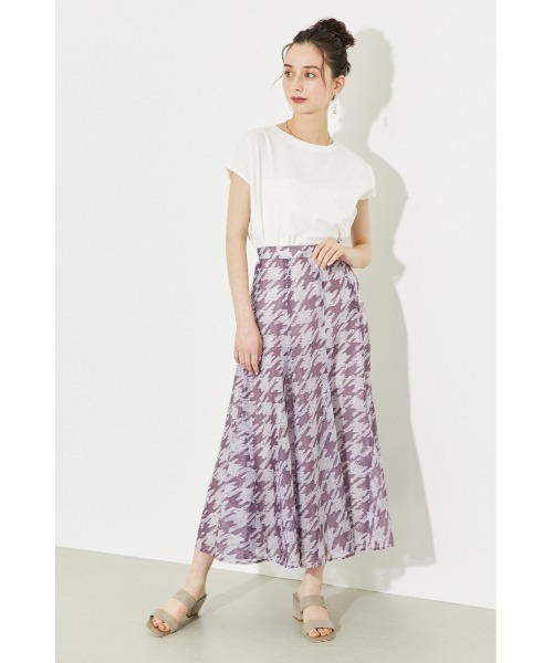 rienda(リエンダ)の「フレンチスリーブカットトップス(Tシャツ/カットソー・レディース・ホワイト/ブラック/オレンジ/ブルー・FREE)」の15枚目の写真