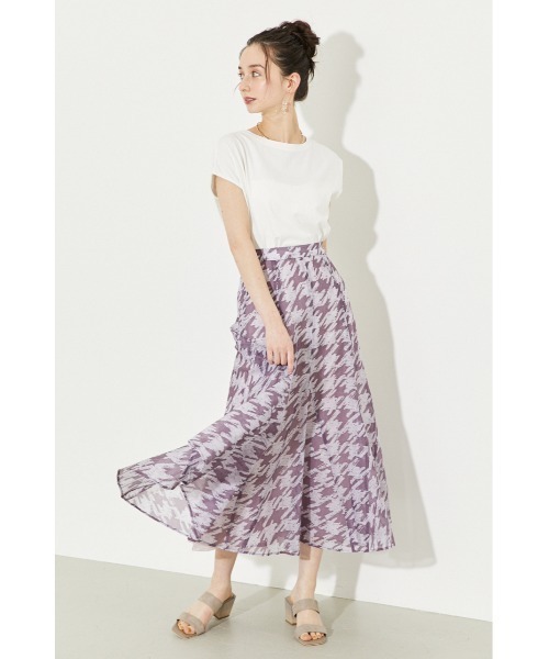 rienda(リエンダ)の「フレンチスリーブカットトップス(Tシャツ/カットソー・レディース・ホワイト/ブラック/オレンジ/ブルー・FREE)」の16枚目の写真