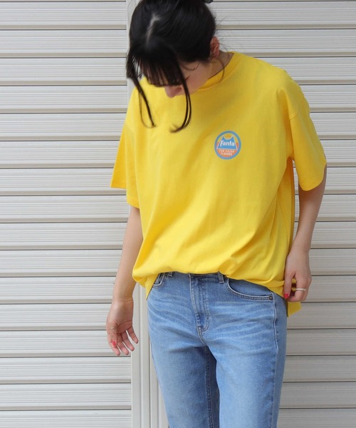 Right-on（ライトオン）の「ファンタ Ｔシャツ（Tシャツ/カットソー・レディース・ホワイト/イエロー・M/L）」の18枚目の写真