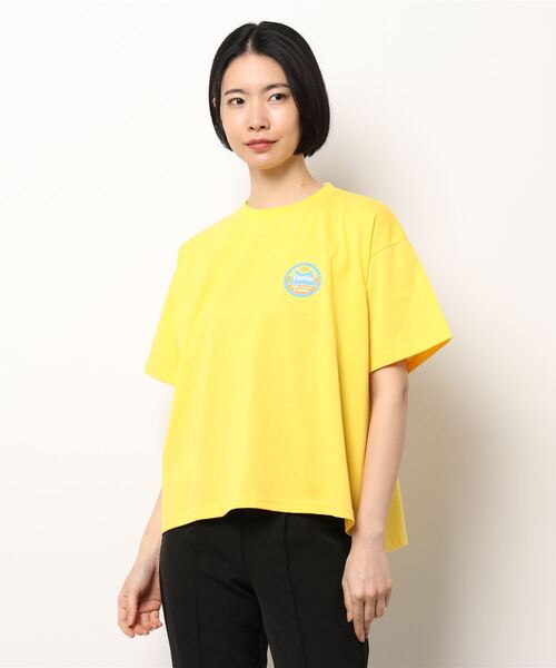 Right-on（ライトオン）の「ファンタ Ｔシャツ（Tシャツ/カットソー・レディース・ホワイト/イエロー・M/L）」の6枚目の写真