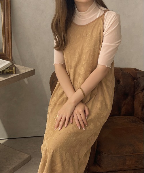 apres jour clair（アプレジュールクレア）の「【apres jour clair】1周年記念アイテム / キャミワンピース【ZOZOTOWN限定アイテム】（ワンピース・レディース・ベージュ/アイボリー/ライトベージュ・X-LARGE/フリー）」の9枚目の写真