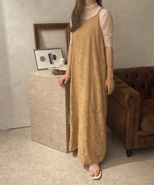 apres jour clair（アプレジュールクレア）の「【apres jour clair】1周年記念アイテム / キャミワンピース【ZOZOTOWN限定アイテム】（ワンピース・レディース・ベージュ/アイボリー/ライトベージュ・X-LARGE/フリー）」の11枚目の写真