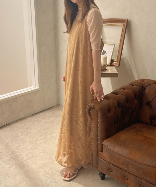 apres jour clair（アプレジュールクレア）の「【apres jour clair】1周年記念アイテム / キャミワンピース【ZOZOTOWN限定アイテム】（ワンピース・レディース・ベージュ/アイボリー/ライトベージュ・X-LARGE/フリー）」の13枚目の写真