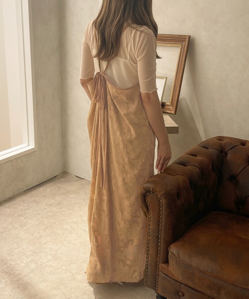 apres jour clair（アプレジュールクレア）の「【apres jour clair】1周年記念アイテム / キャミワンピース【ZOZOTOWN限定アイテム】（ワンピース・レディース・ベージュ/アイボリー/ライトベージュ・X-LARGE/フリー）」の15枚目の写真