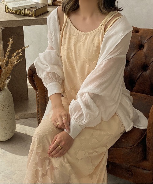 apres jour clair（アプレジュールクレア）の「【apres jour clair】1周年記念アイテム / キャミワンピース【ZOZOTOWN限定アイテム】（ワンピース・レディース・ベージュ/アイボリー/ライトベージュ・X-LARGE/フリー）」の19枚目の写真