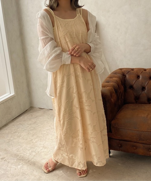 apres jour clair（アプレジュールクレア）の「【apres jour clair】1周年記念アイテム / キャミワンピース【ZOZOTOWN限定アイテム】（ワンピース・レディース・ベージュ/アイボリー/ライトベージュ・X-LARGE/フリー）」の20枚目の写真