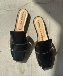 Fabio Rusuconi leather flat heel sandal 0198-47437