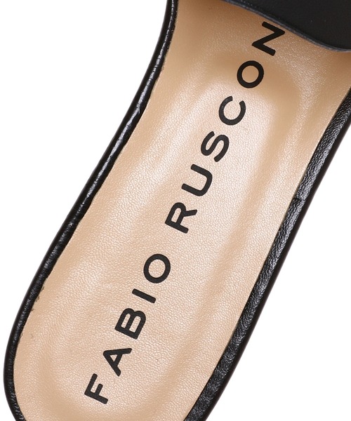 FABIO RUSCONI（ファビオルスコーニ）の「Fabio Rusuconi leather flat heel sandal 0198-47437（その他シューズ・レディース・ブラック・38/36/37）」の9枚目の写真