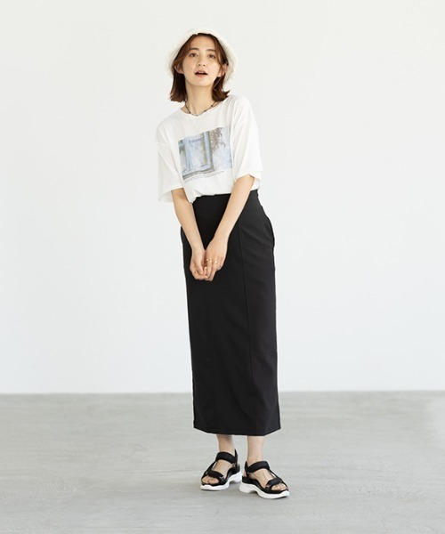 earth music&ecology（アースミュージックアンドエコロジー）の「サテンベルトスポサン【earth　music＆ecology】（サンダル・レディース・ブラック/ベージュ/カーキ/シルバー・SMALL/MEDIUM/LARGE/X-LARGE）」の7枚目の写真