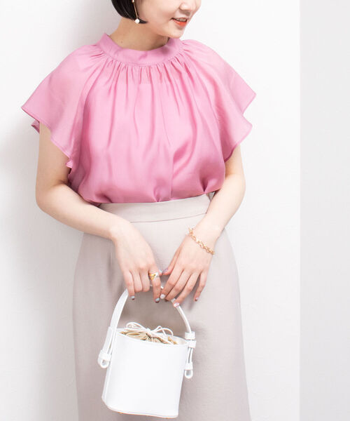 ☆新品☆ ノーリーズ　シアーローン2WAYハイネックブラウス シアーローン2WAYハイネックブラウス｜ノーリーズの通販｜&mall