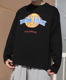 HOOK -original- アメカジロゴプリントロングTEE