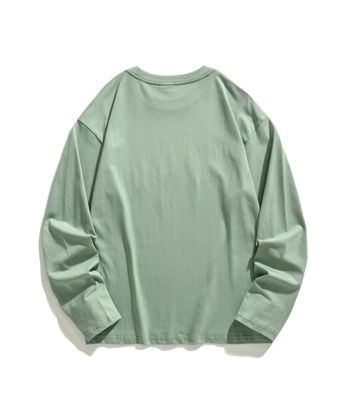 HOOK（フック）の「HOOK -original- アメカジロゴプリントロングTEE（Tシャツ/カットソー・メンズ・ネイビー/ホワイト/ブラック/カーキ・M/XL/L）」の10枚目の写真